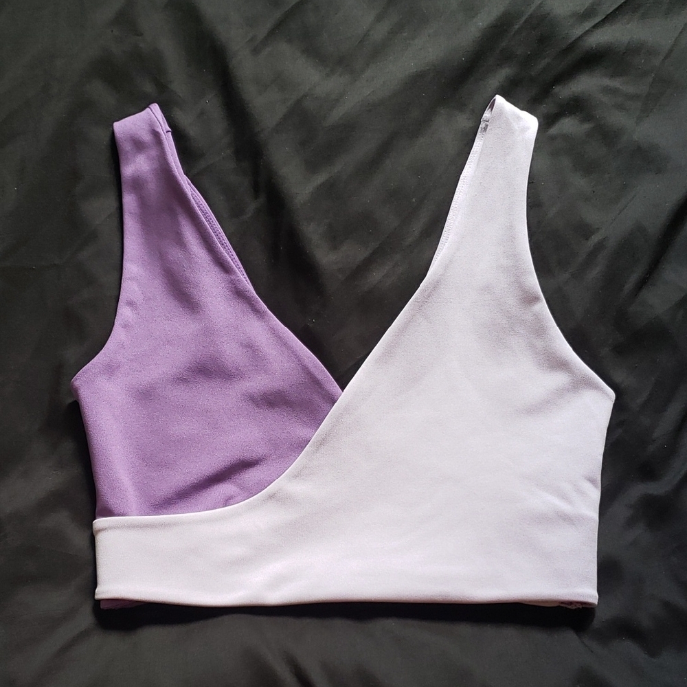2pc Vibrant Purple Top & Leggings for Ultimate Comfort